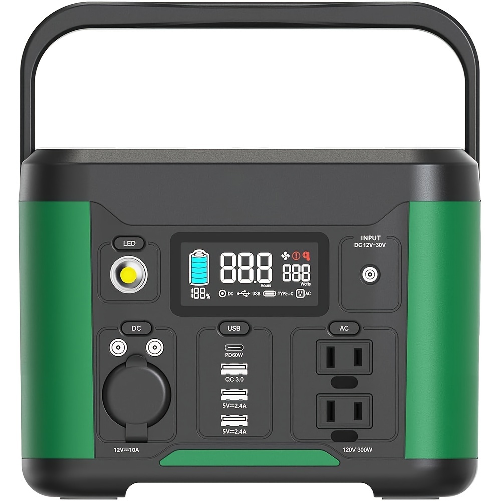 outdoor power supply 515wh outdoor solar generator backup Temu