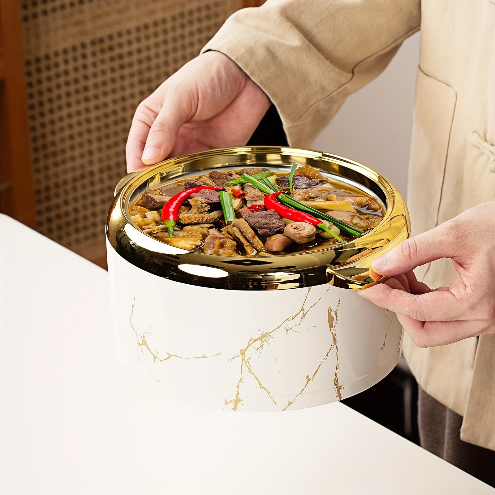 3pcs food warmer set insulated stainless steel Temu