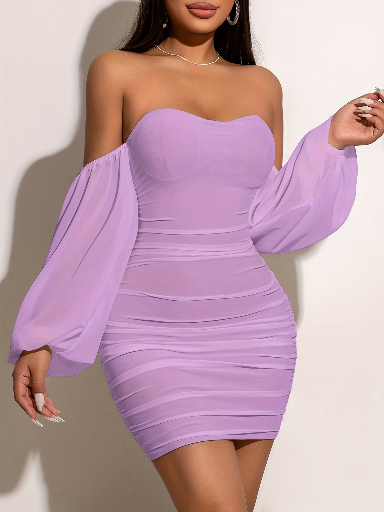 open lace back dress DU 183 - Elegant Dusty Mauve Dress and Jacket Set