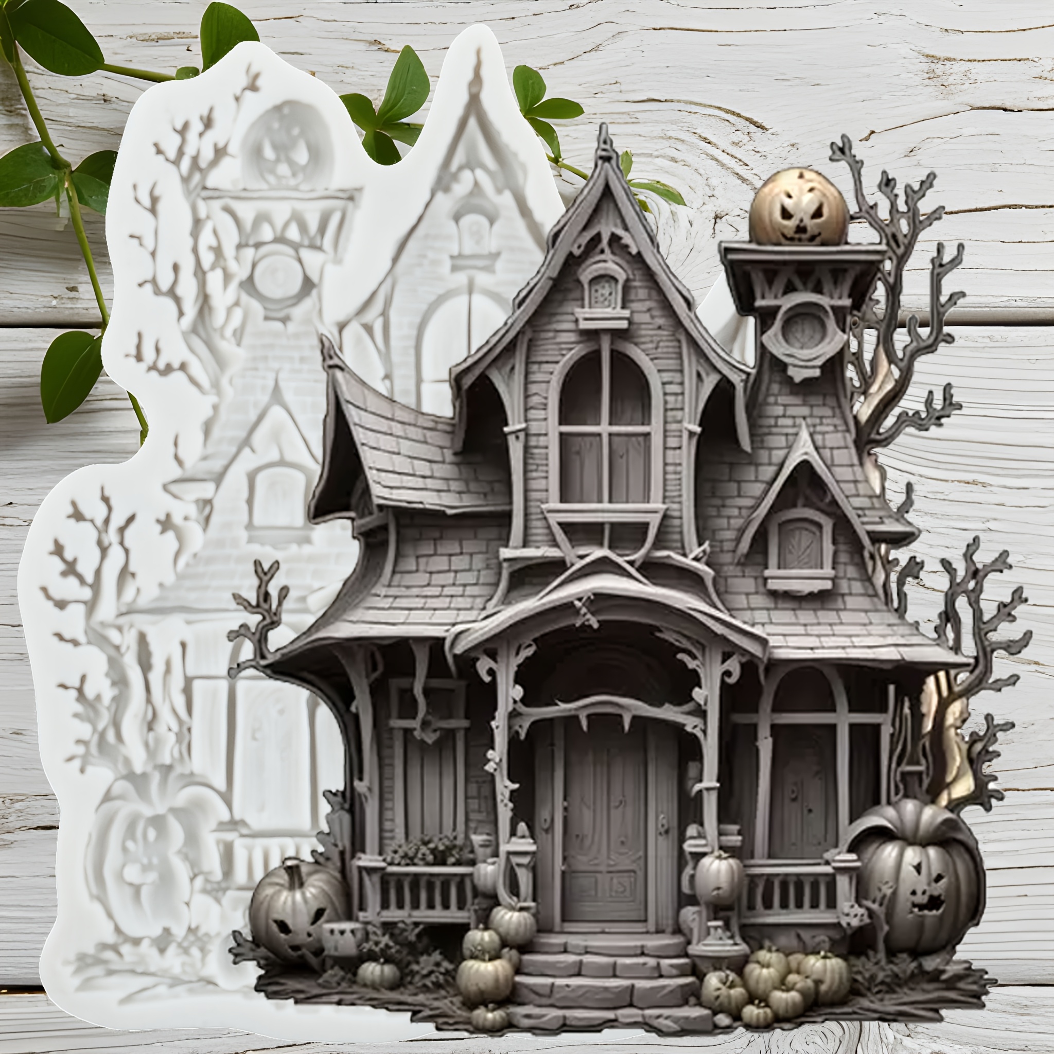 E-shop Wiederverwendbare Halloween--Silikonform für Epoxidharz Polymer Clay – DIY Schmuck- & Deko-Motive