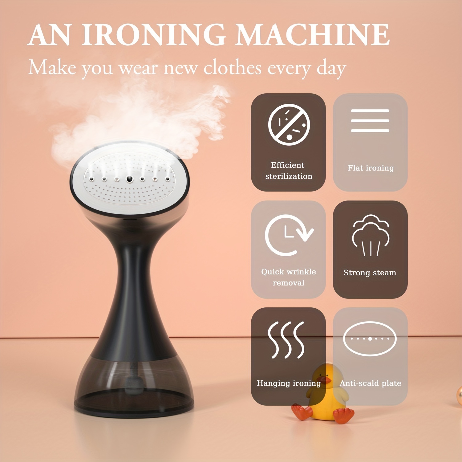 Draagbare Handstoom Kleding Strijkijzer Machine - 1500W 230V Europese Stekker, 300ml Waterreservoir | Elektrische Kledingstomer/Strijkijzer voor Thuisgebruik