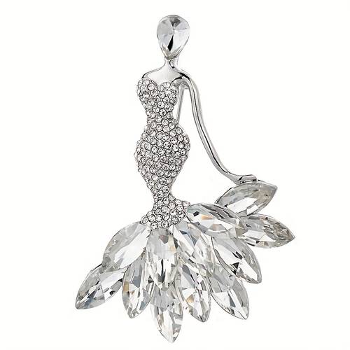 1 elegant mermaid brooch lady brooch dinner party accessory with charm and suitable as a gift