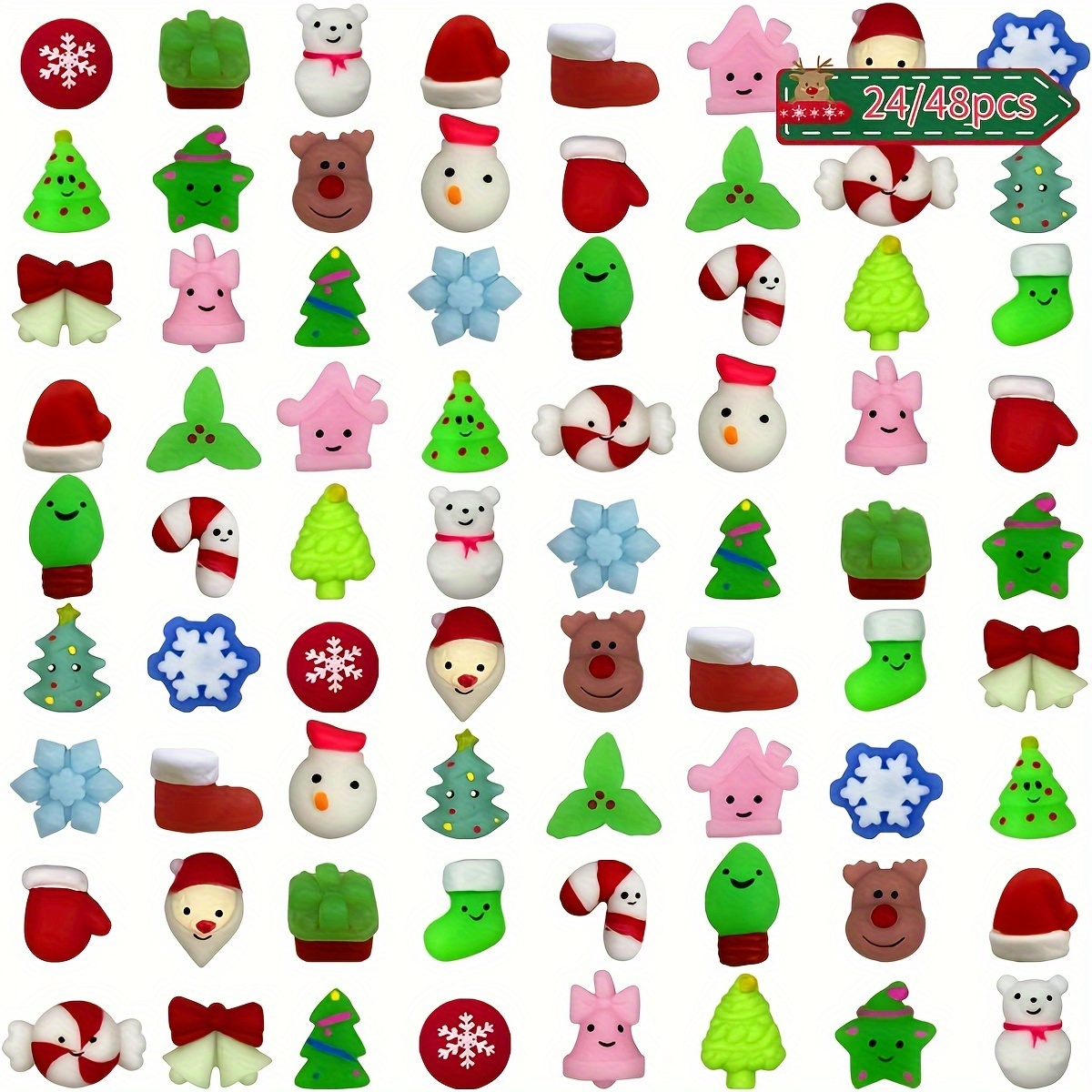 

24/48pcs Christmas , Christmas For Kids Bag , Stuffers