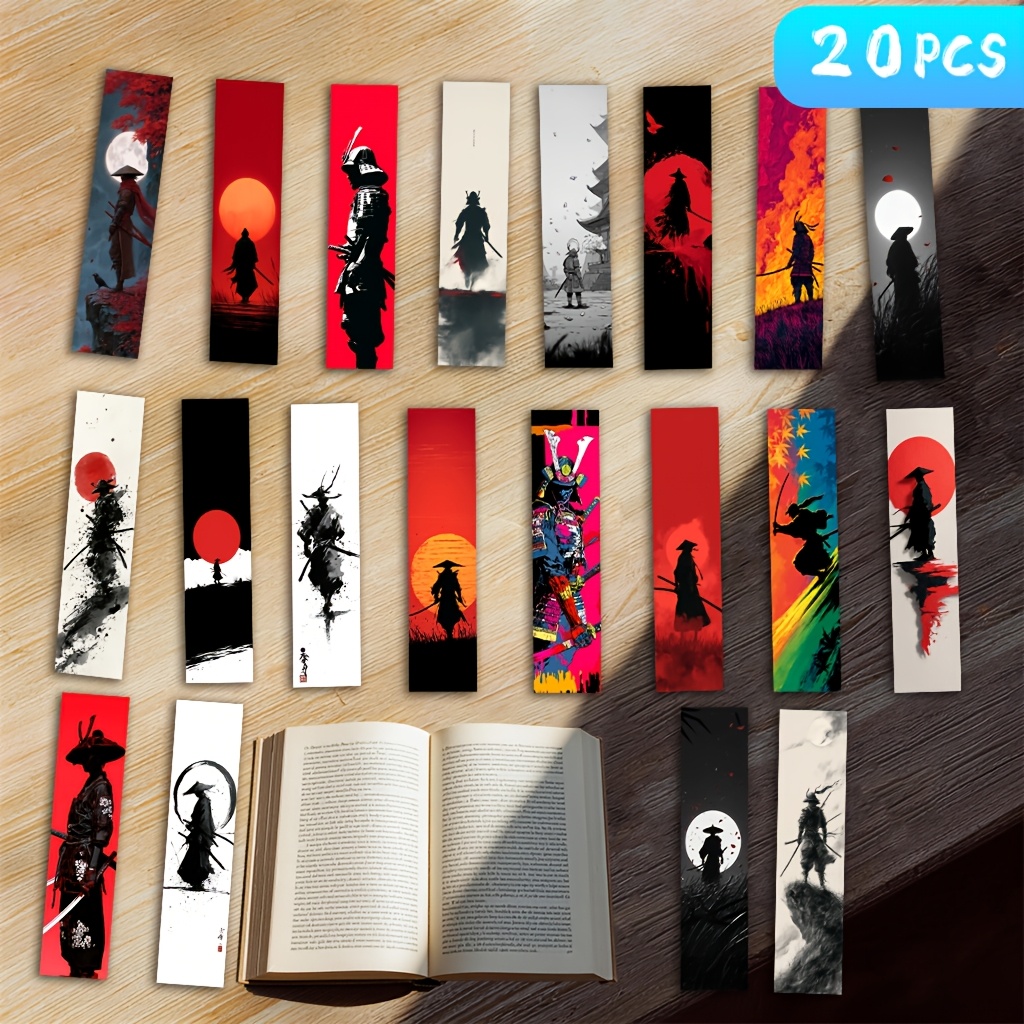 TEMU 20pcs And Pattern Bookmarks, New Durable Bookmarks, Gifts For Your Ones, Exquisite Design, Clear Patterns. Festival Gift, Unisex