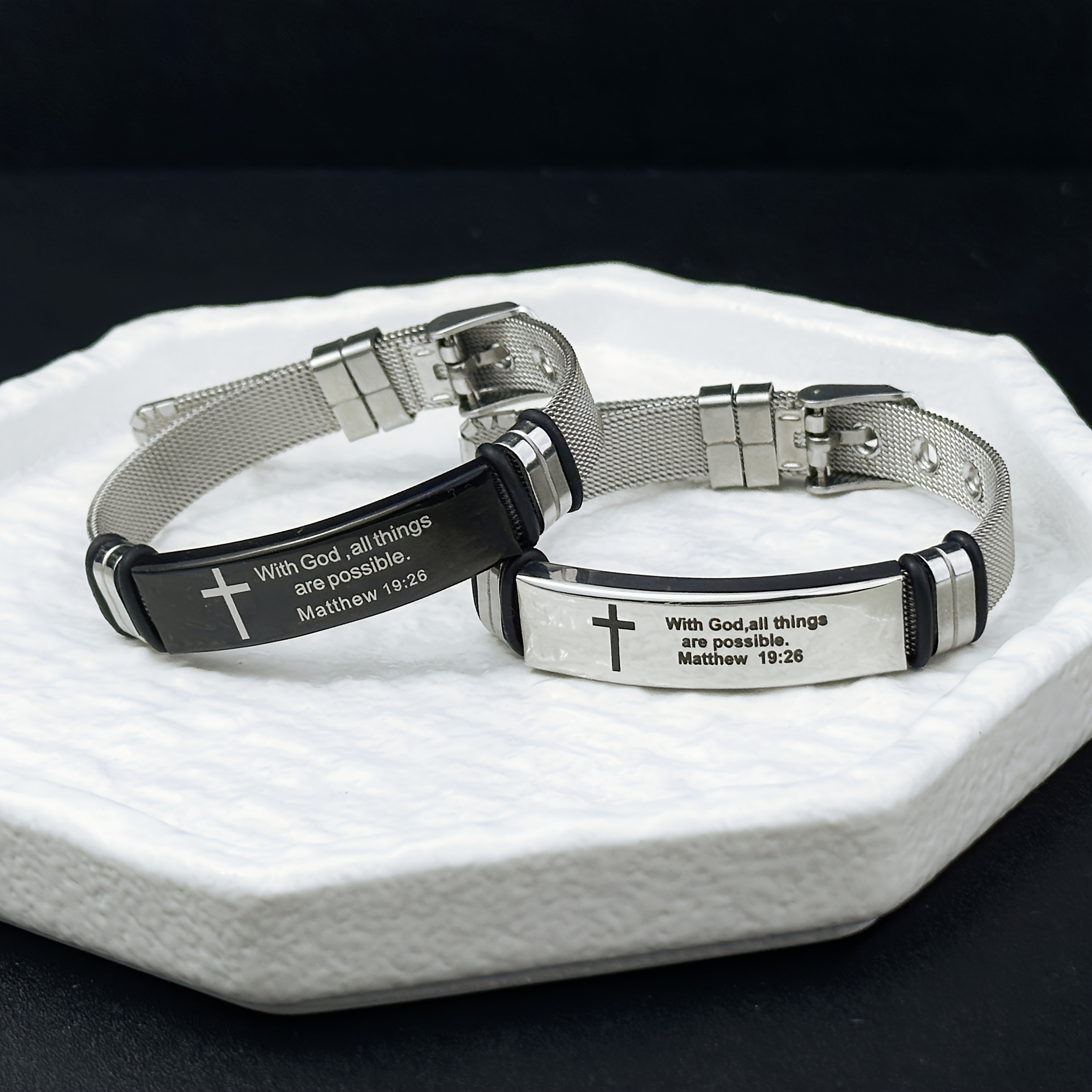Stainless Steel Adjustable Bracelet for Men and Women