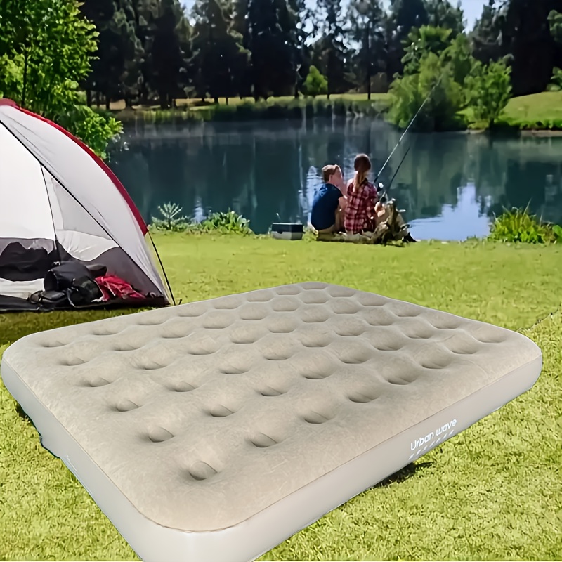 

Outdoor Inflatable Mattress Camping Rest Portable Inflatable Mattress (inflator Not Included)