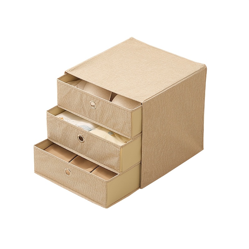 TEMU 1 Paquete de Cajones de Almacenamiento Apilables - Cajas de Almacenamiento Plegables con Cajones, Organizador de Cajones de Almacenamiento de
