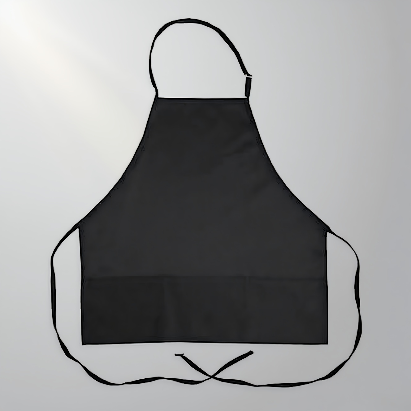 TEMU Tablier unisexe noir avec boucle argentée, sangle réglable et 3 poches, tablier de cuisine pour restaurant