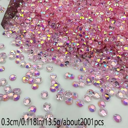 light pink ab flat back resin rhinestones 3 4 5 6mm suitable for nail art pens shoes bottles cups clothing decoration diy crafts and jewelry making accessories christmas gifts new year gifts valentines day gift