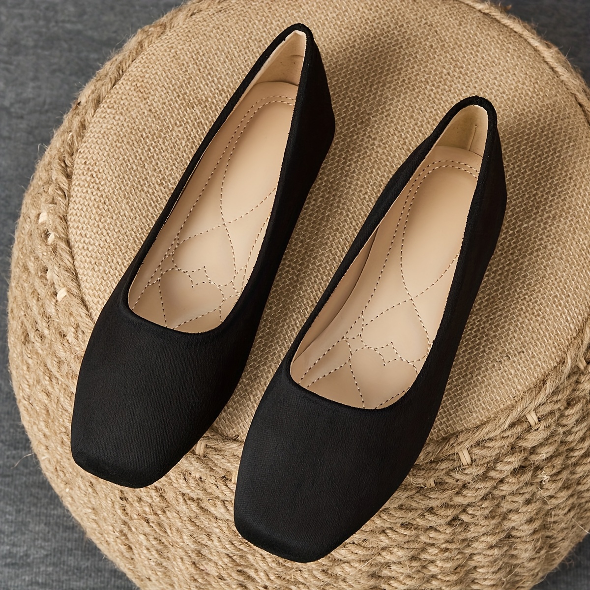 a pair new versatile flat shoes women toe suitable Temu Pakistan