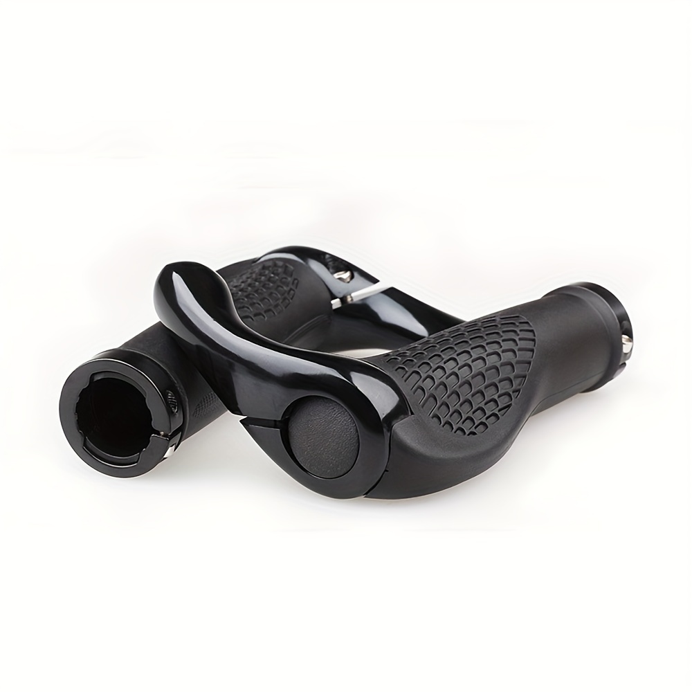 E-shop 2 Stk. Fahrrad-Lenkergriffe, ergonomische, rutschfeste, arretierbare Lenkeraufsätze, Aluminiumlegierung-Gummigriffe für MTB-Fahrradzubehör