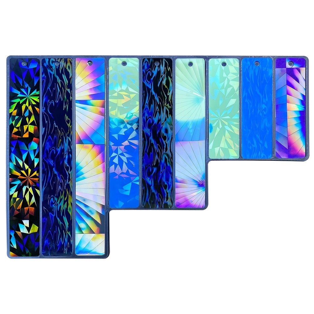 Silicone Holographic Bookmark Cloud Windmill Snowflake Light And Shadow Series Bookmark Holographic Laser Bookmark Silicone Mold