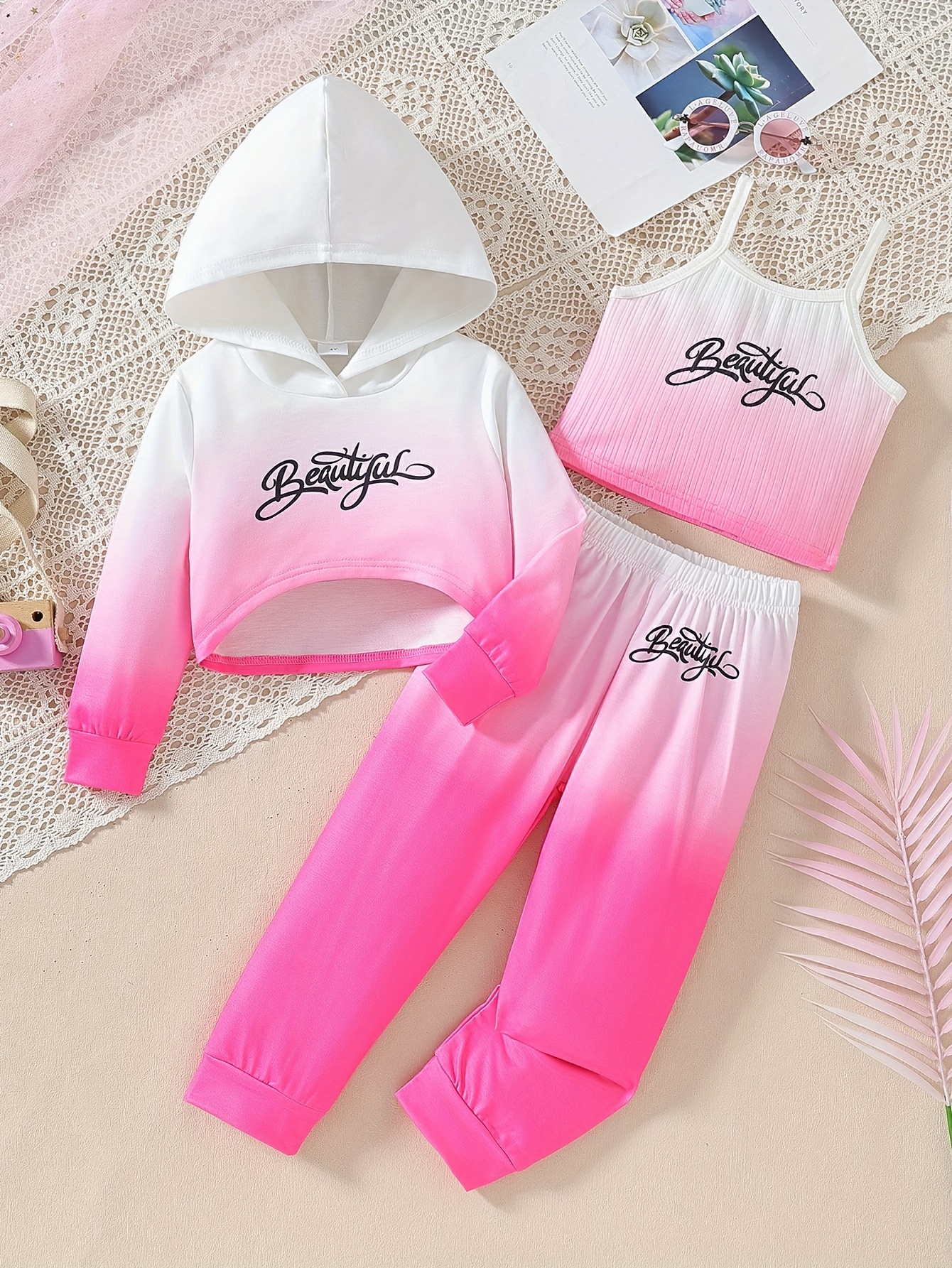 Top Per Ragazze Con Stampa Alla Moda E Set Di Leggings Fashion - Foto 6