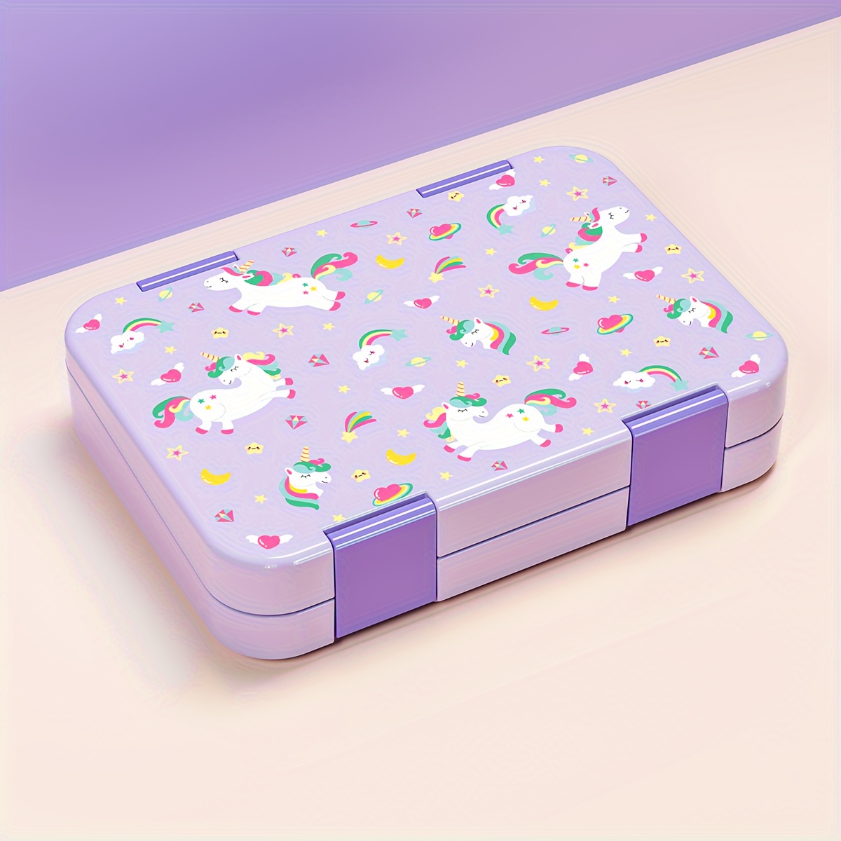Leakproof Large Bento Lunch Box With Compartments - Perfect For School, Office & Picnics | Reusable Snack And Meal Container