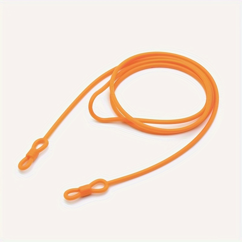 TEMU Cordón para gafas antideslizante para hombres y mujeres, estilo similar, cordón para gafas de color caramelo, cordón elástico retráctil para