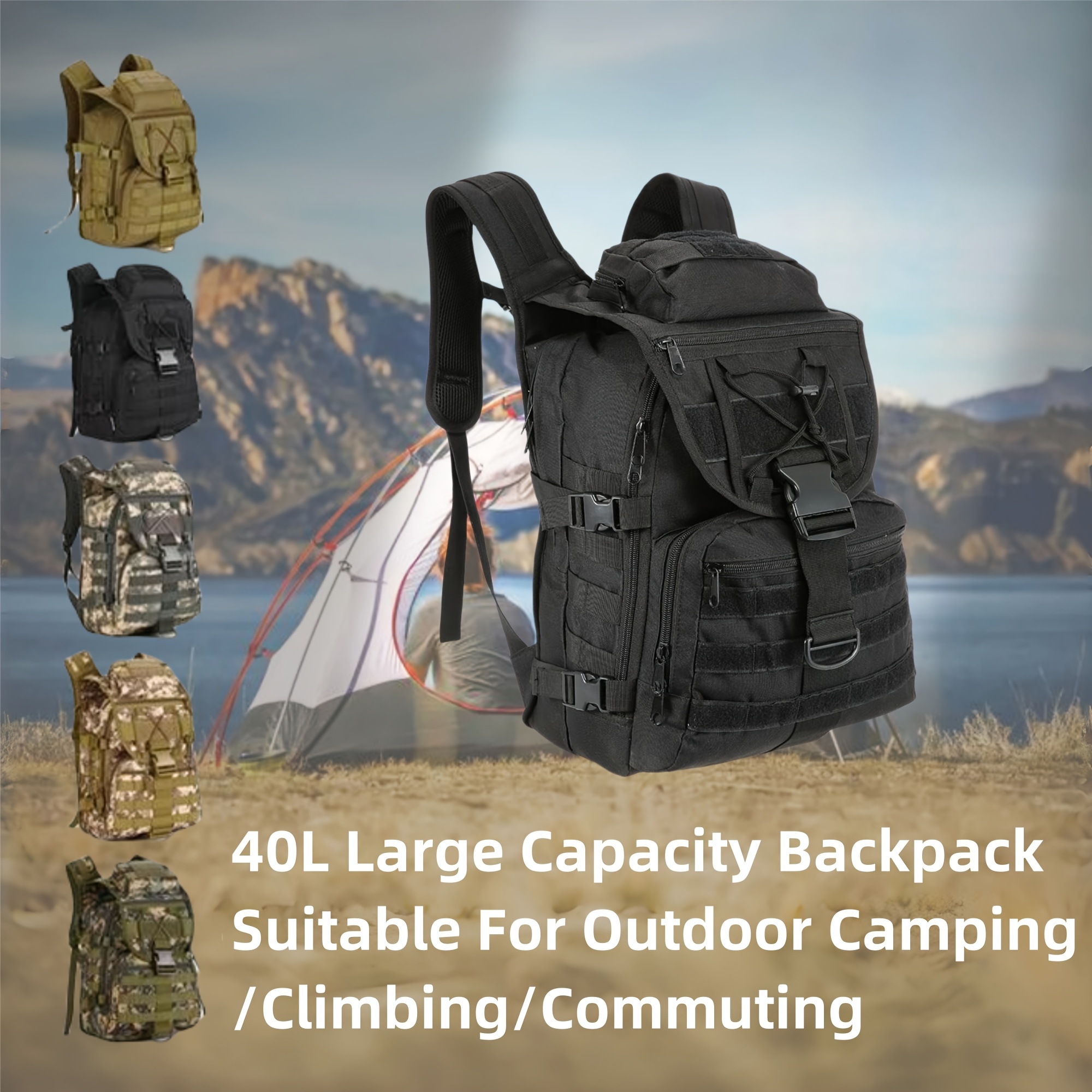 Mochila Para Hombre Softback Outdoor Bug Mochila Militar 3P Mochila Tactica Oxford