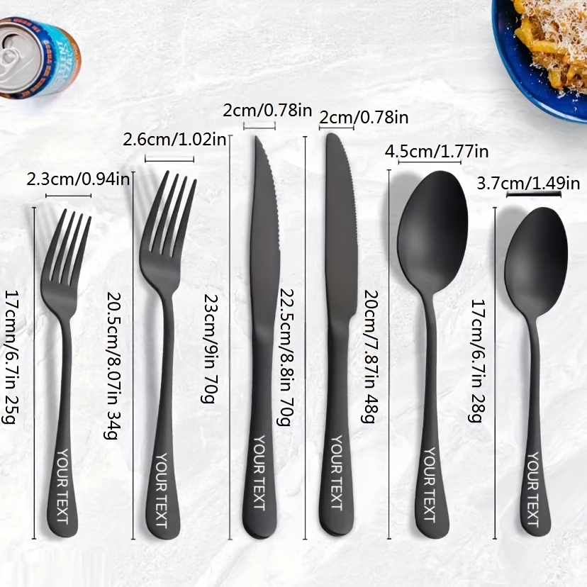 customized 24 36 stainless steel knife   and modern cutlery set spoon and fork set suitable for restaurants dishwasher washable Product details 3