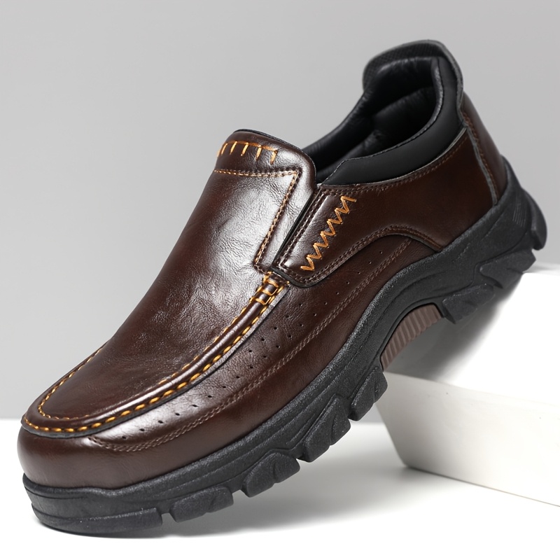 TEMU Breathable Men's Casual Shoes, Walking Shoes, Business Casual Shoes, Leisure Shoes. Outdoor Hiking Shoes, Camping Shoes, Men's Oxford Shoes