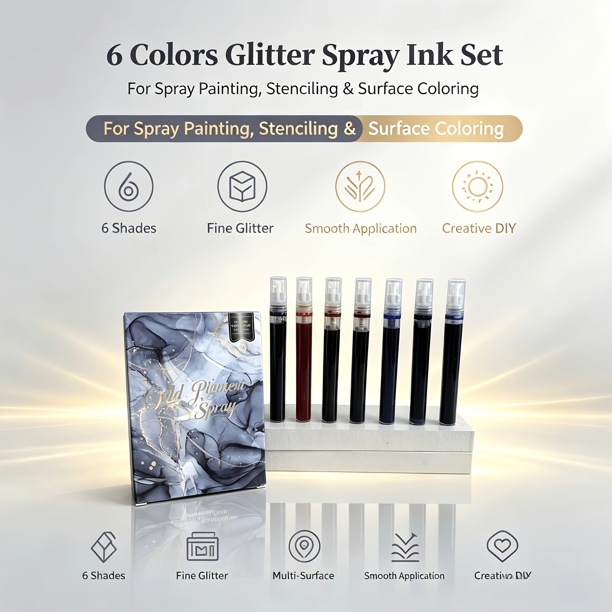Rose Golden Pigment Ink Set