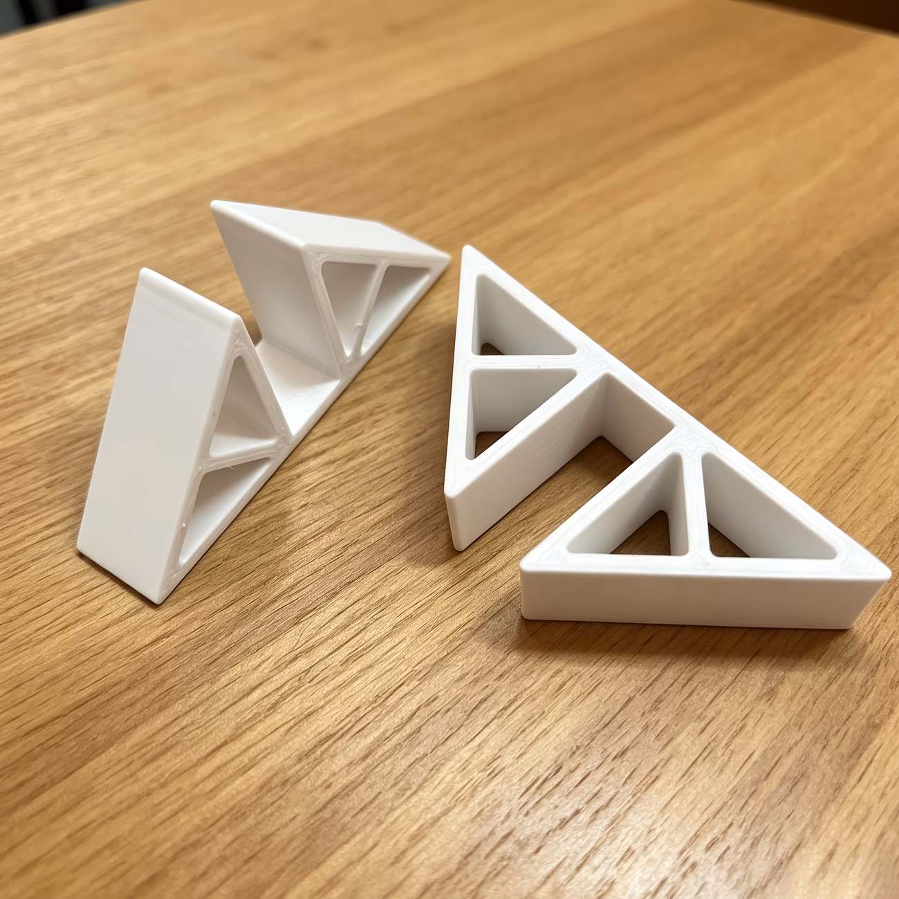 2pcs 3D Printed Triangle Brackets, Furniture Cabinet Right Angle...