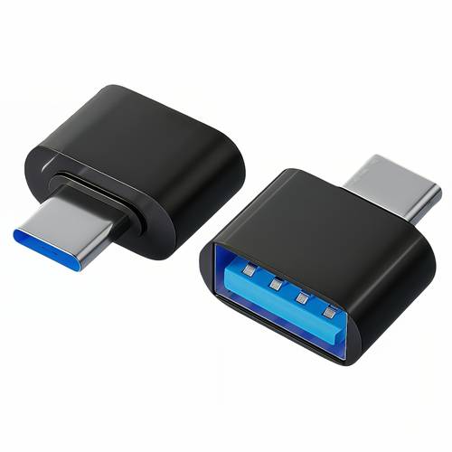 usb c to usb adapter 4 pack 2 packusb female to type c male otg adapter usb c adapter compatible with samsung galaxy type phone laptop tablet etc black