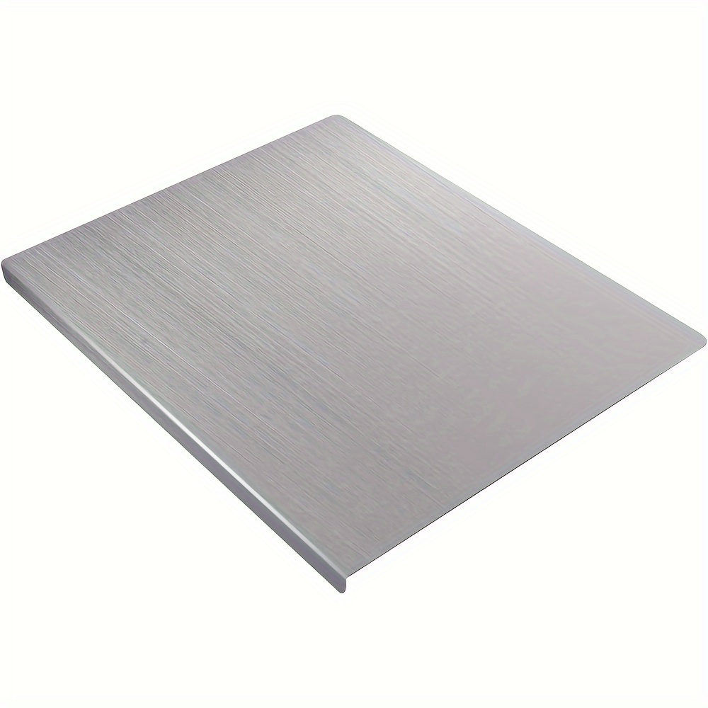 

Extra Large Stainless Steel Cutting Board - Heavy Duty Metal Chopping Board For Kitchen, Food-safe Pastry Mat For Meat, Vegetables, Bread - Ideal For Christmas, Thanksgiving, Grandparents Day