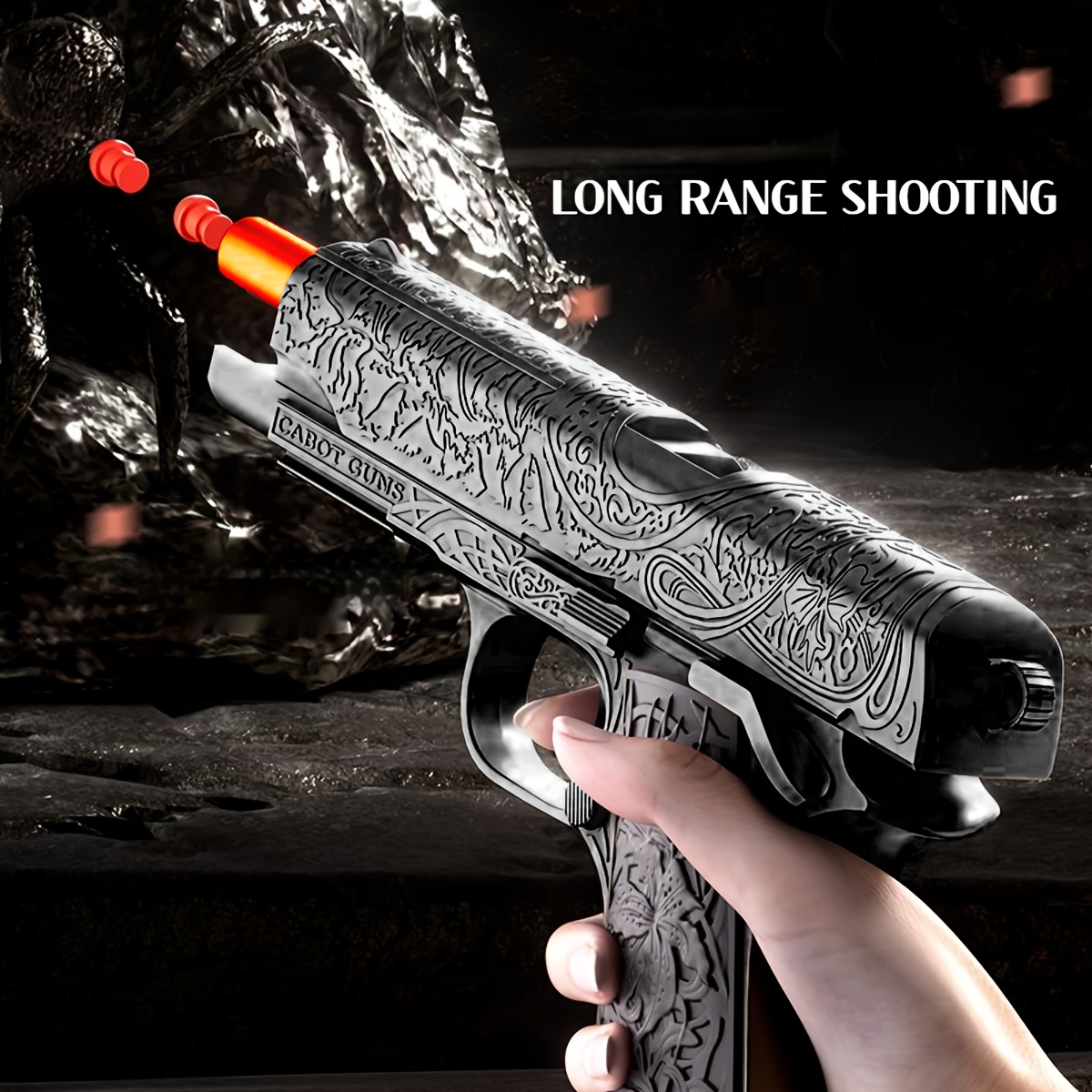m1911 brand new engraved pattern toy gun soft cartridge gun - Temu