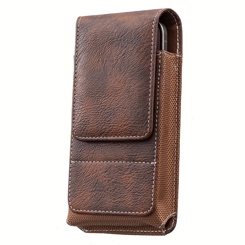 Image of For Bfb10 Vertical Waist Bag/ Universal Cell Phone Belt Clip Case, Belt-worn Waist Phone Cover For Middle-aged And Elderly Men