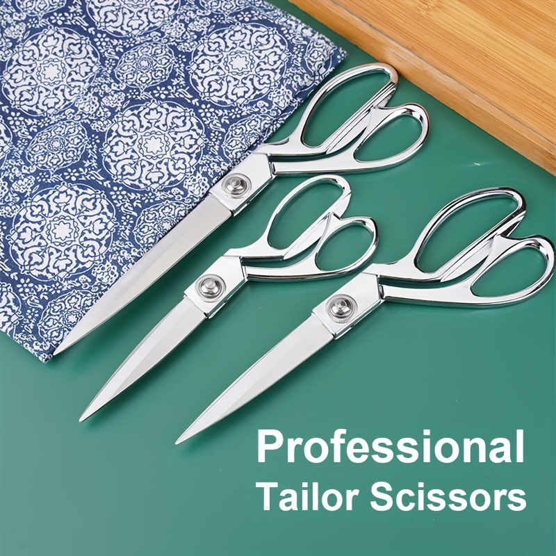 

Stainless Scissors Silvery – Professional Heavy Duty Sewing Scissors Universal Large Fabric Scissors Professional Scissors Heavy Duty Craft Scissors Heavy Duty Blade Scissors