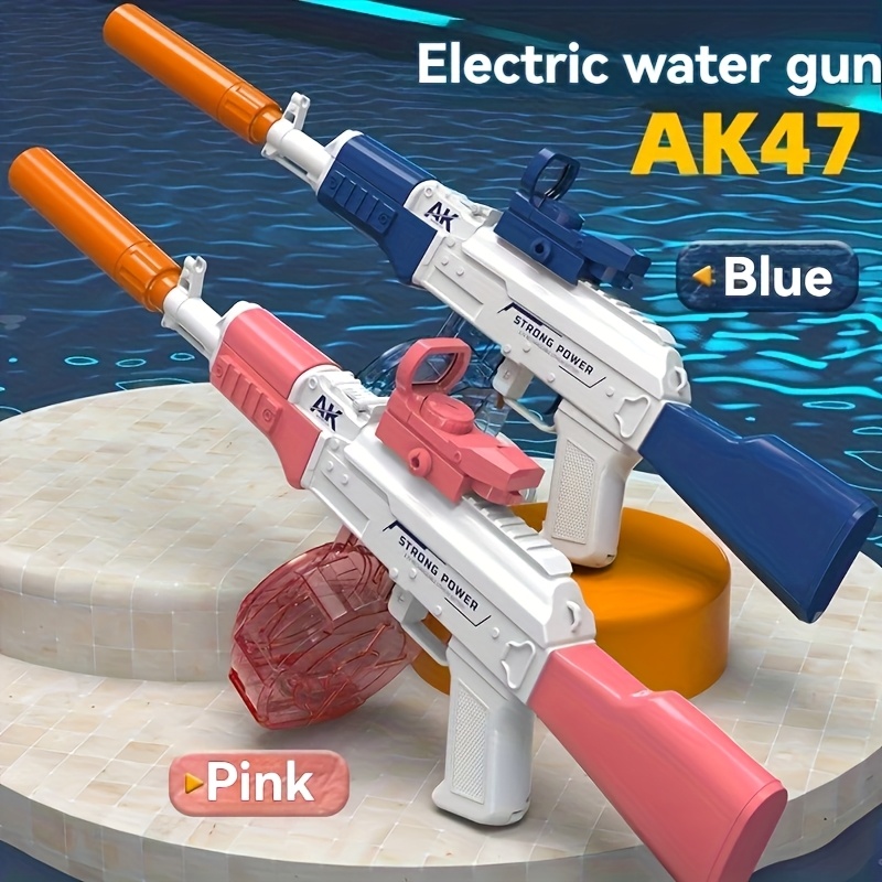 2025 Popular Automatic Electric Water Gun High-capacity Sprayer with Ultra Long Shooting Range, Suitable for Swimming Pool Accessories for Adults And Children, Outdoor Entertainment