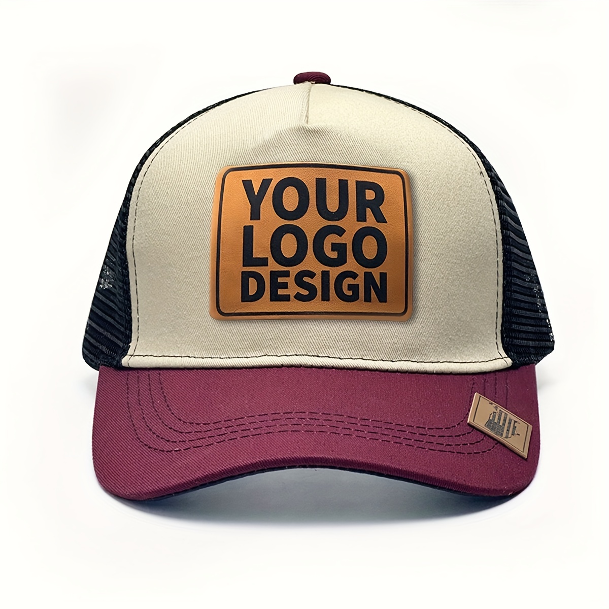 TEMU Trucker Caps â Unique Pattern And Design Suitable For Personalized Brand Customization Premium Leather Printed Baseball Caps