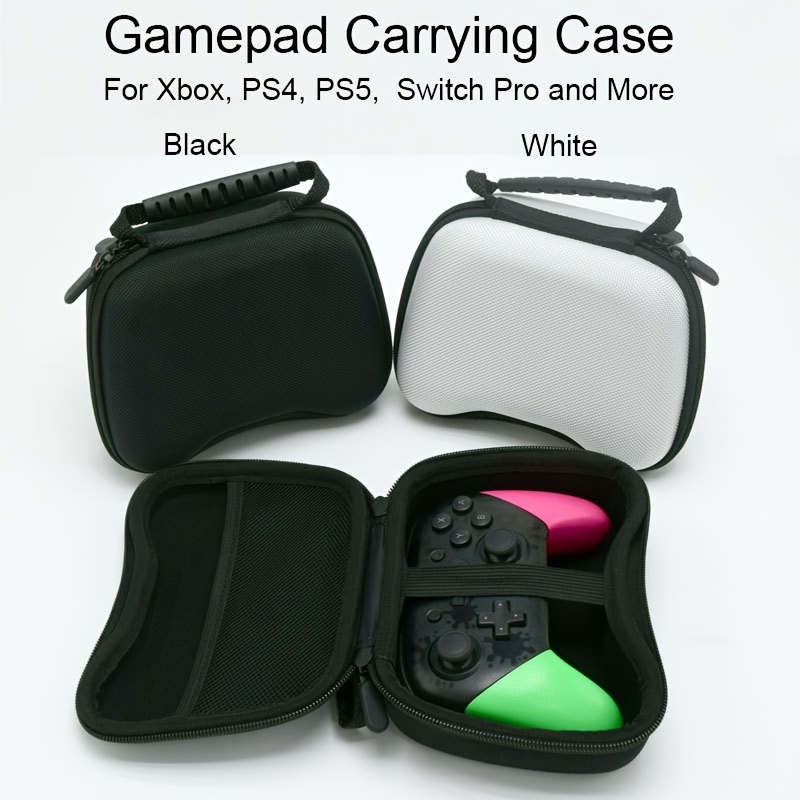 

Gamers' Delight: Dual-color Hardshell Case For , Ps4, Ps5, Switch Pro, And More - Protects Your Controllers On The Go