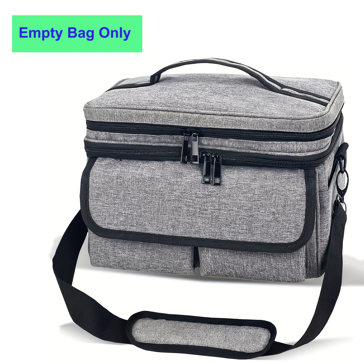 Image of Bag For Storing Medicine, Organizer For Pill Bottles With A Shoulder Strap, Travel Box For Medicine Organization, Kit Bag, Empty Medication Bottle Organizer
