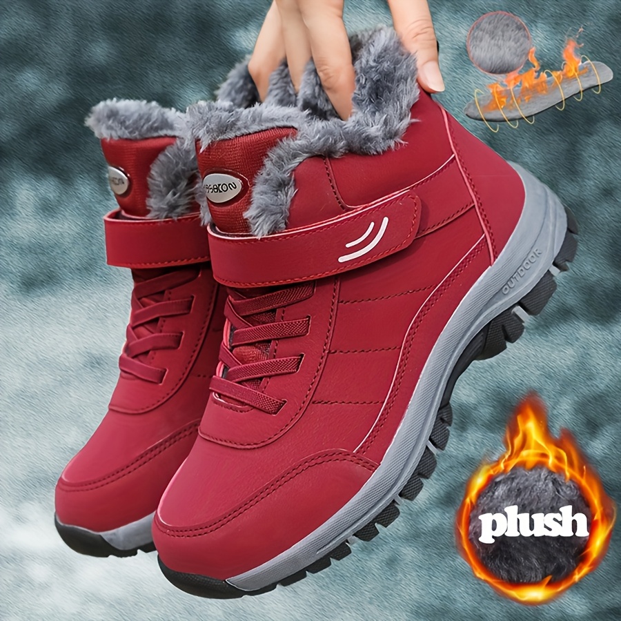 

New Women's Autumn And Winter High Top With Shoes, Anti Slip Snow Boots For Couples