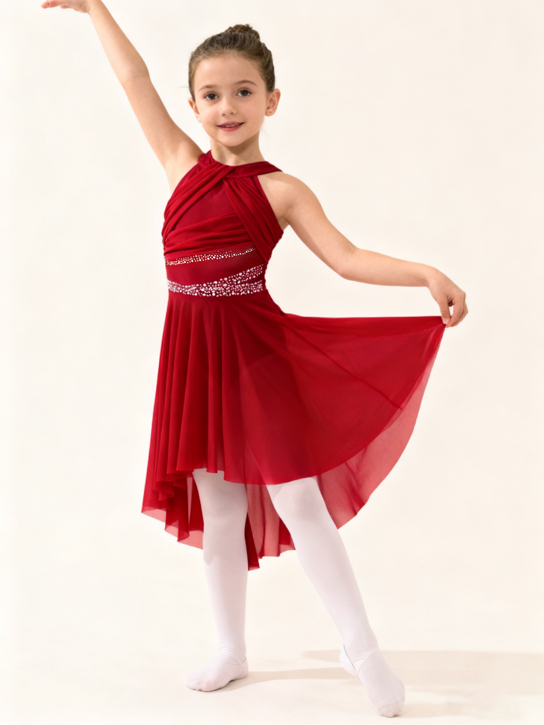asymmetrical dance dress Asymmetrical Mesh Tank Dress  DanceBoxNZ