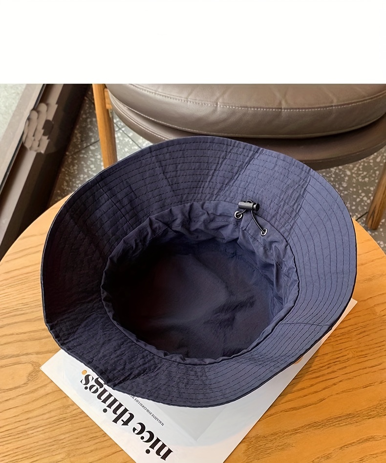 high quality uv blocking foldable fisherman hat quick dry breathable unisex outdoor sun hat with adjustable drawstring carry pouch 5 colors for hiking camping beach fishing hat beach accessories lightweight design durable construction   and campers details 2