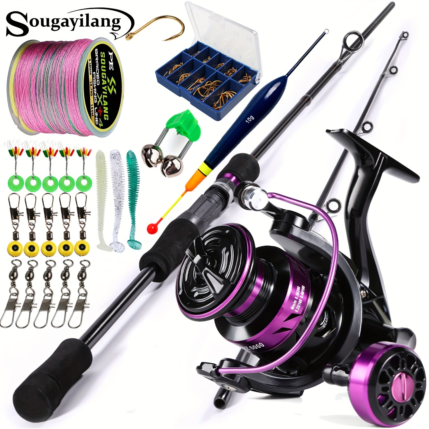 Fishing Rod Reel Combo - Free Shipping On Items Shipped From Temu