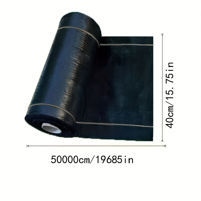 100m/3937in, 200m/7874in, 500m/19685in, Orchard Weed Prevention Cloth, Horticulture Weed Prevention Cloth, Greenhouse Greenhouse Film, Garden Weed Barrier, Garden Moss Prevention, Black PE Forest Weed Prevention