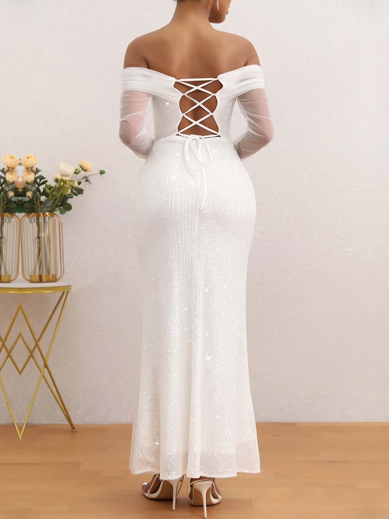 princess polly baby blue dress 43 Gorgeous Off the Shoulder Wedding Dresses