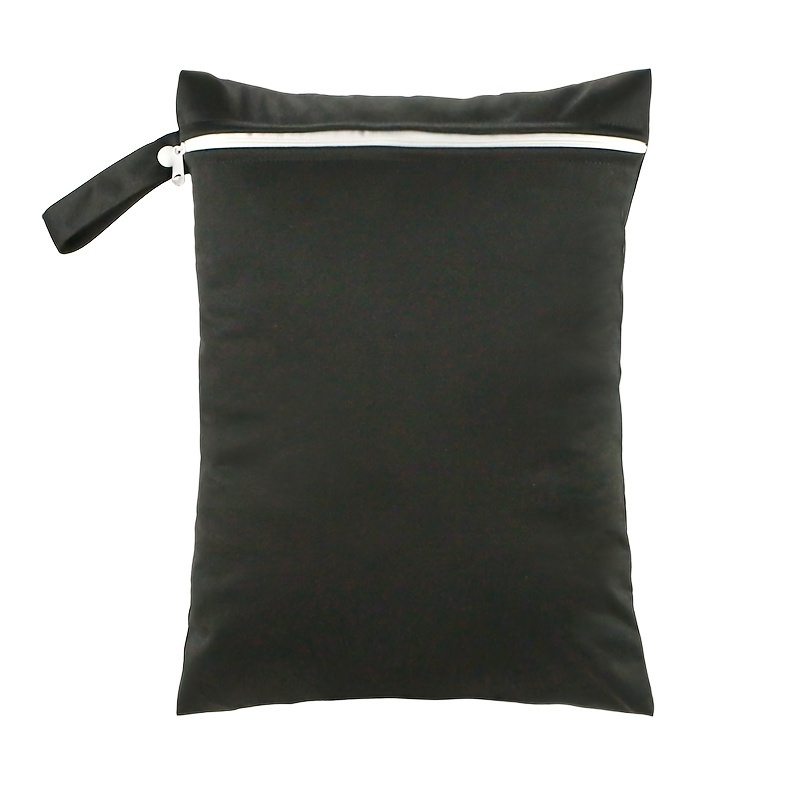 E-shop 1 Stück 30cm * 40cm Einfarbiges Reißverschluss-Wickeltaschentuch Waschbarer Wiederverwendbarer Reiseaufbewahrungstuch PUL-Stoff Mami-Tasche