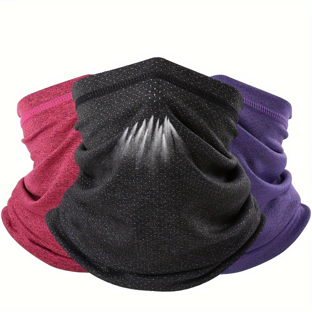 

2packs Outdoor Sports Bandana Running Hair Scarf Ski Hiking Cycling Riding Hunting Hiking Snowboard Breathable Mesh Face