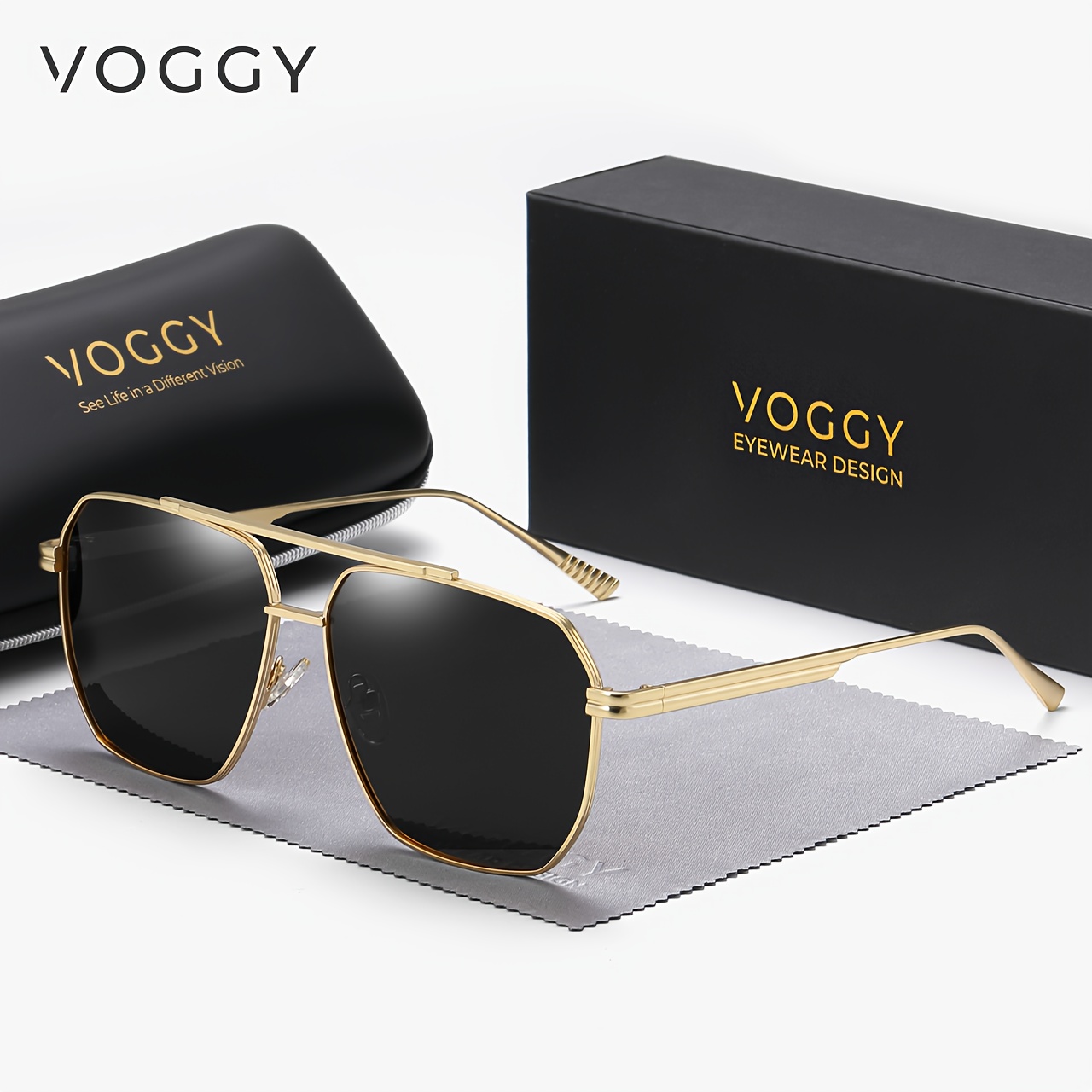 [sunglasses] Fashionable Simple Metal Polarized, Suitable for Men and Women Driving,,,, Leisure,,,,,, Party Decoration, Props and Gifts - Jewelry & Accessories