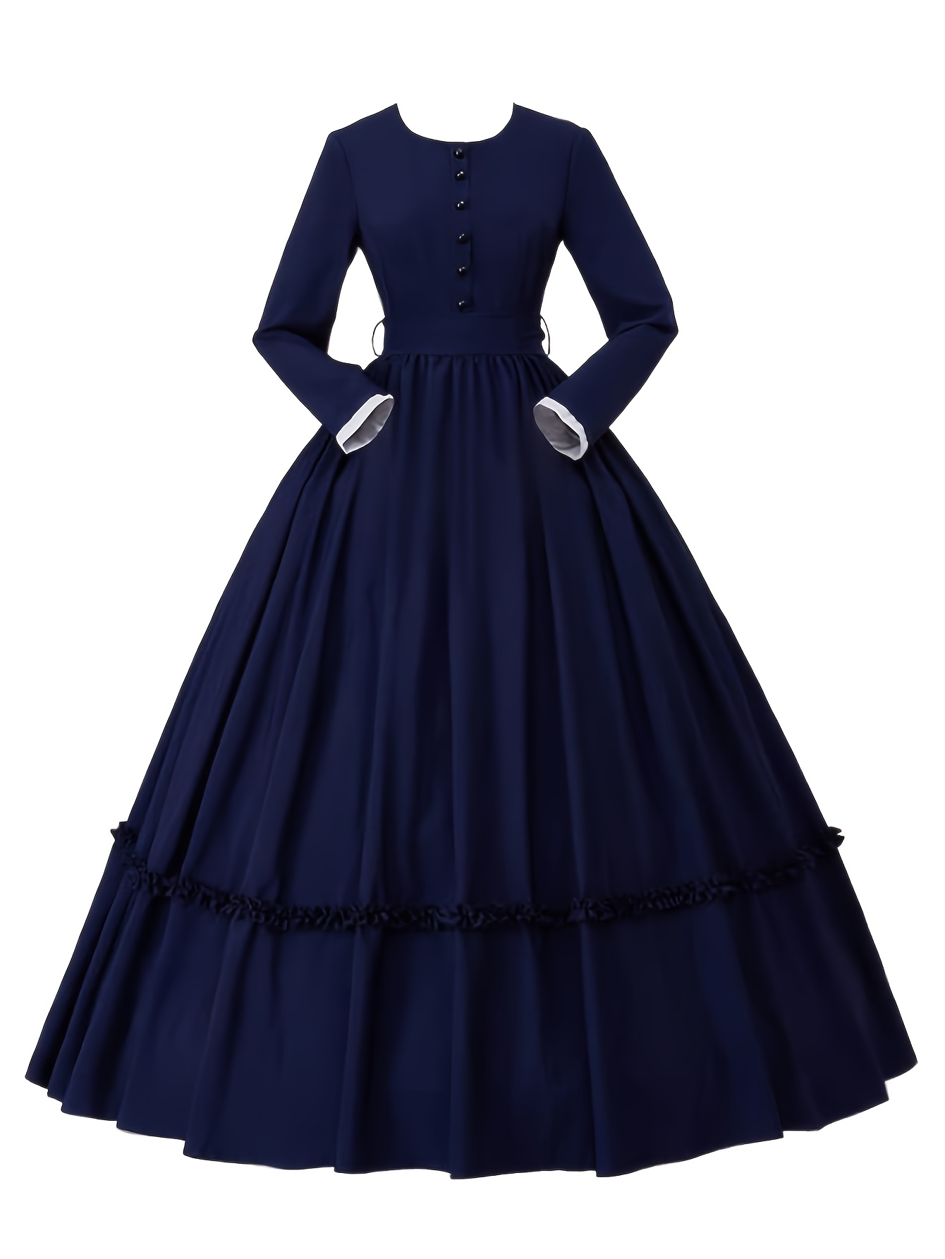 19th Century Dress Victorian Lady Tea Vintage Dress Edwardian Era