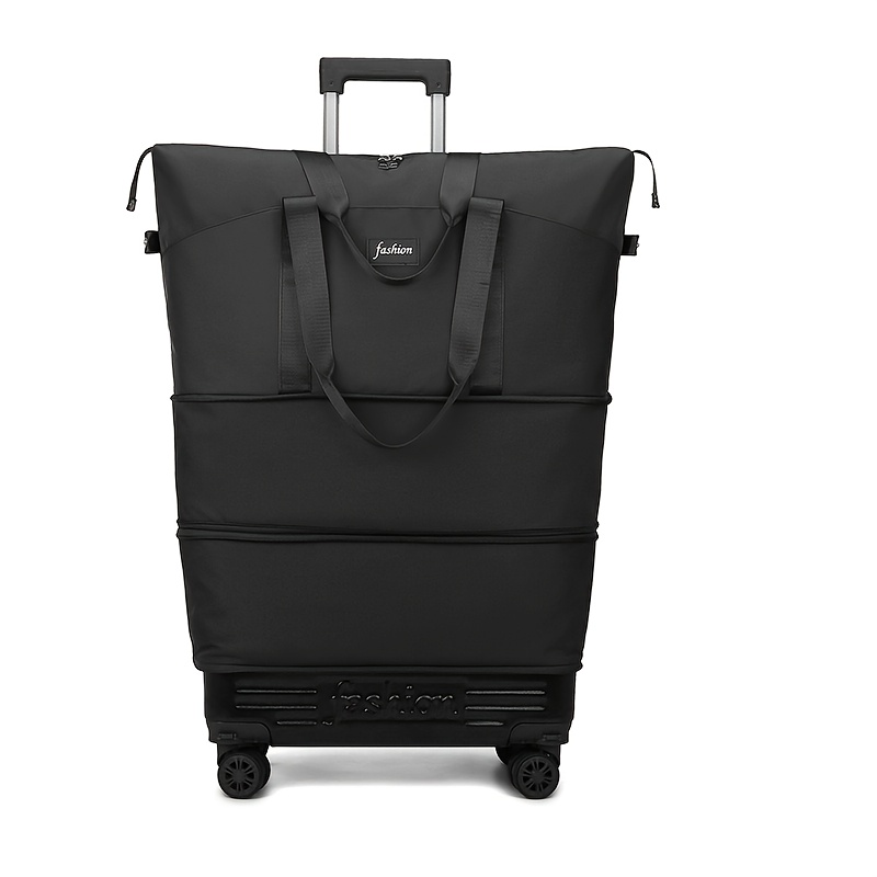 Image of A Tote Bag With Wheels And A , Suitable For , Short And Long Trips, Moving, And School. The Travel Bag Has Detachable Universal Wheels At , A Detachable , A Dry And Wet Bag Inside