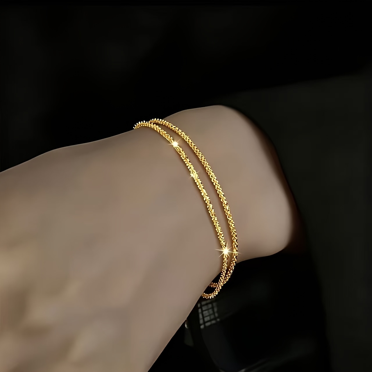 High-Quality 316 Stainless Steel Golden Bracelet