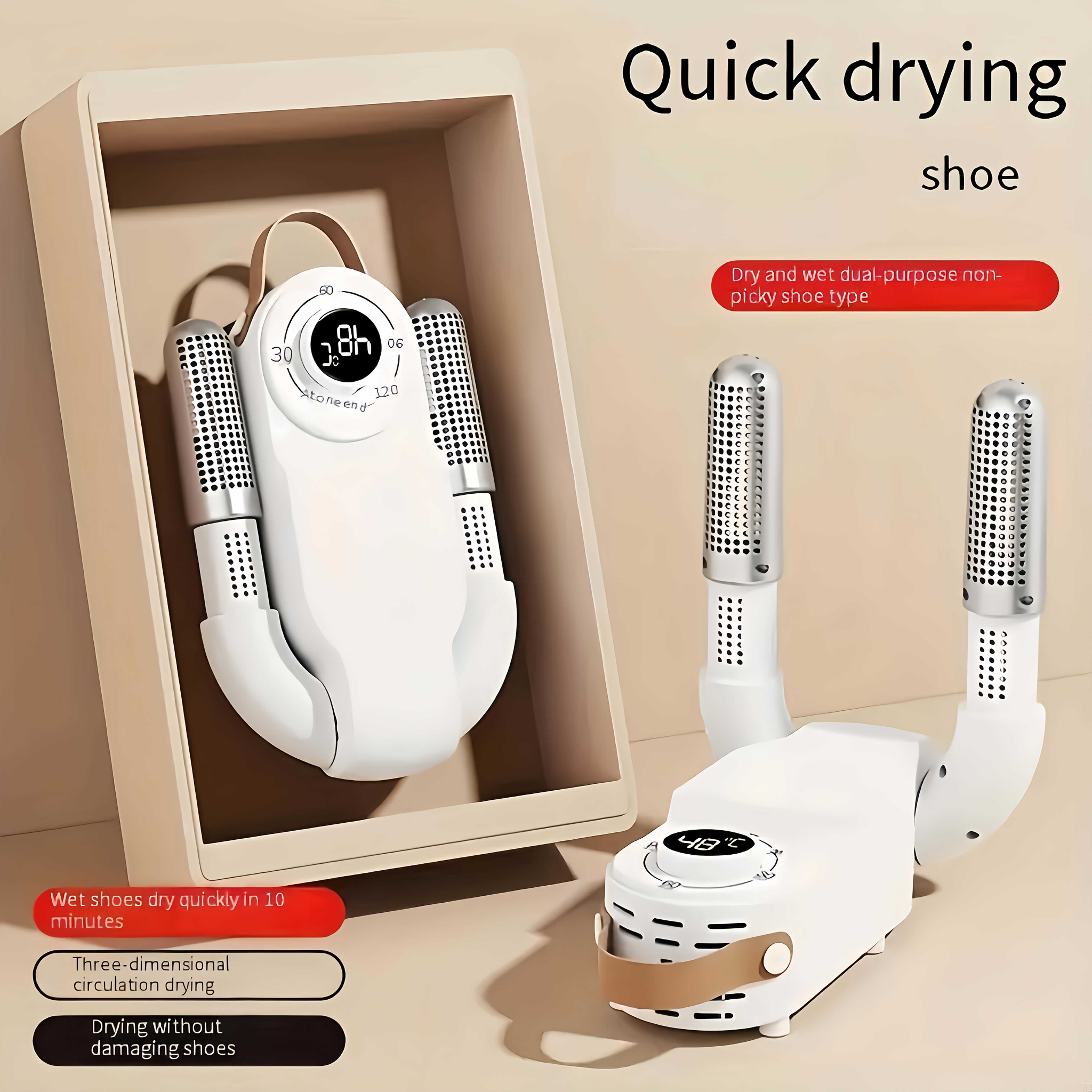 exclusive Antosun Footwear Dryer Odor Eliminator for Shoes, Equipped with Timer, Glove Dryer for Boxing, Collapsible, Suitable for Ski Boots, Socks, And Sneakers, Color: White, Without Battery 18 Antosun Footwear Dryer, Odor Eliminator for Shoes, Equipped with Timer, Glove Dryer for Boxing, Collapsible, Suitable for Ski Boots, Socks, And Sneakers, Color: White, Without Battery