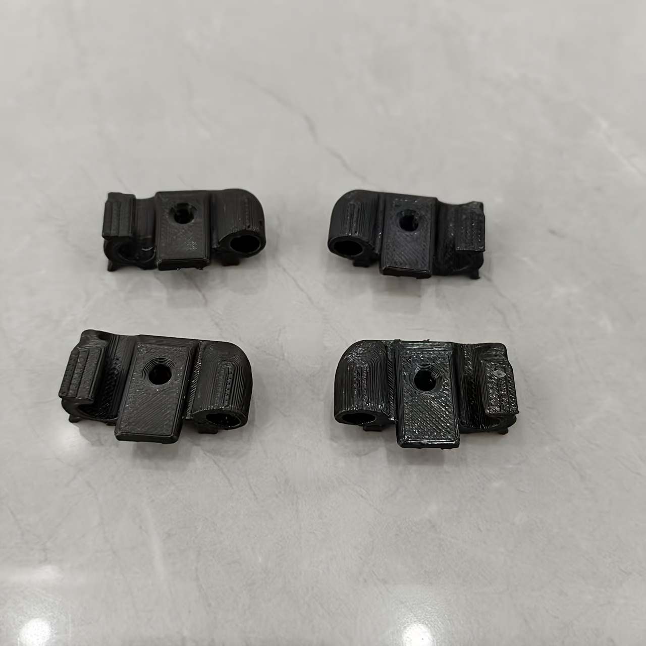 4pcs Replacement End Caps Suitable For Rv Pipe Trim Strips, Fit For Van Pipe Trim, Durable Petg Plastic Caps, For Systems, Compatible For Pipe Decoration
