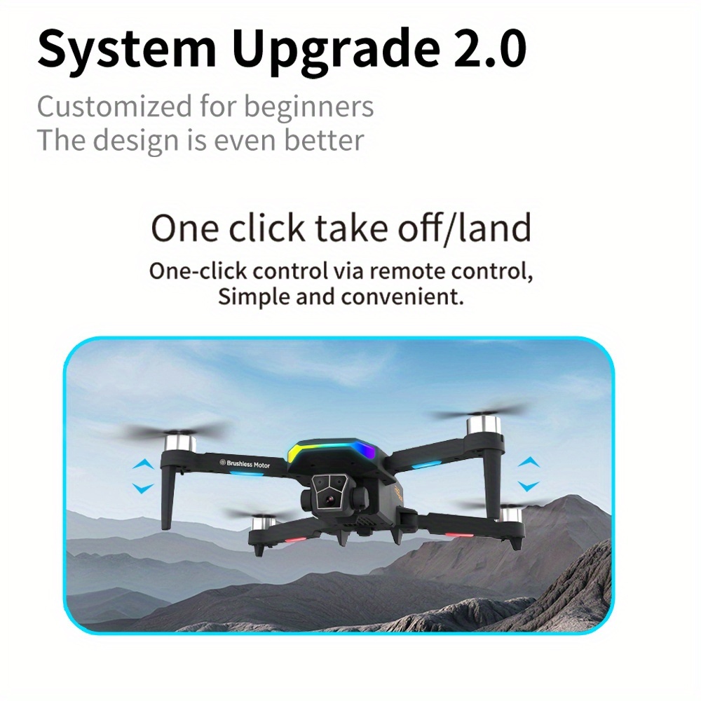 Dron z elektrycznie regulowanym obiektywem - D168 dron optykowy, wyposażony w silnik bezszczeniowy mocny napęd, łukowe unikanie przeszkód pozycyjonujące strumienie ślizgają się inteligentne zawiszenie lot 360° otaczaj ładuj USB odprawiaj świat reklamować krajobraz podróży uwolnij nową perspeutywa nieba bardzo nadaje do idealnych prezentów na Boże Narodziny Halloween urodzin dla Mężczyzn Mini Drone Zestaw Gogli Towarzysz Podr
