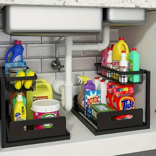 undersink organizer pull out cabinet organizer 2 layer sliding out sink rack cabinet storage rack kitchen and bathroom cabinet under sink storage rack restaurant sink restaurant under sink storage