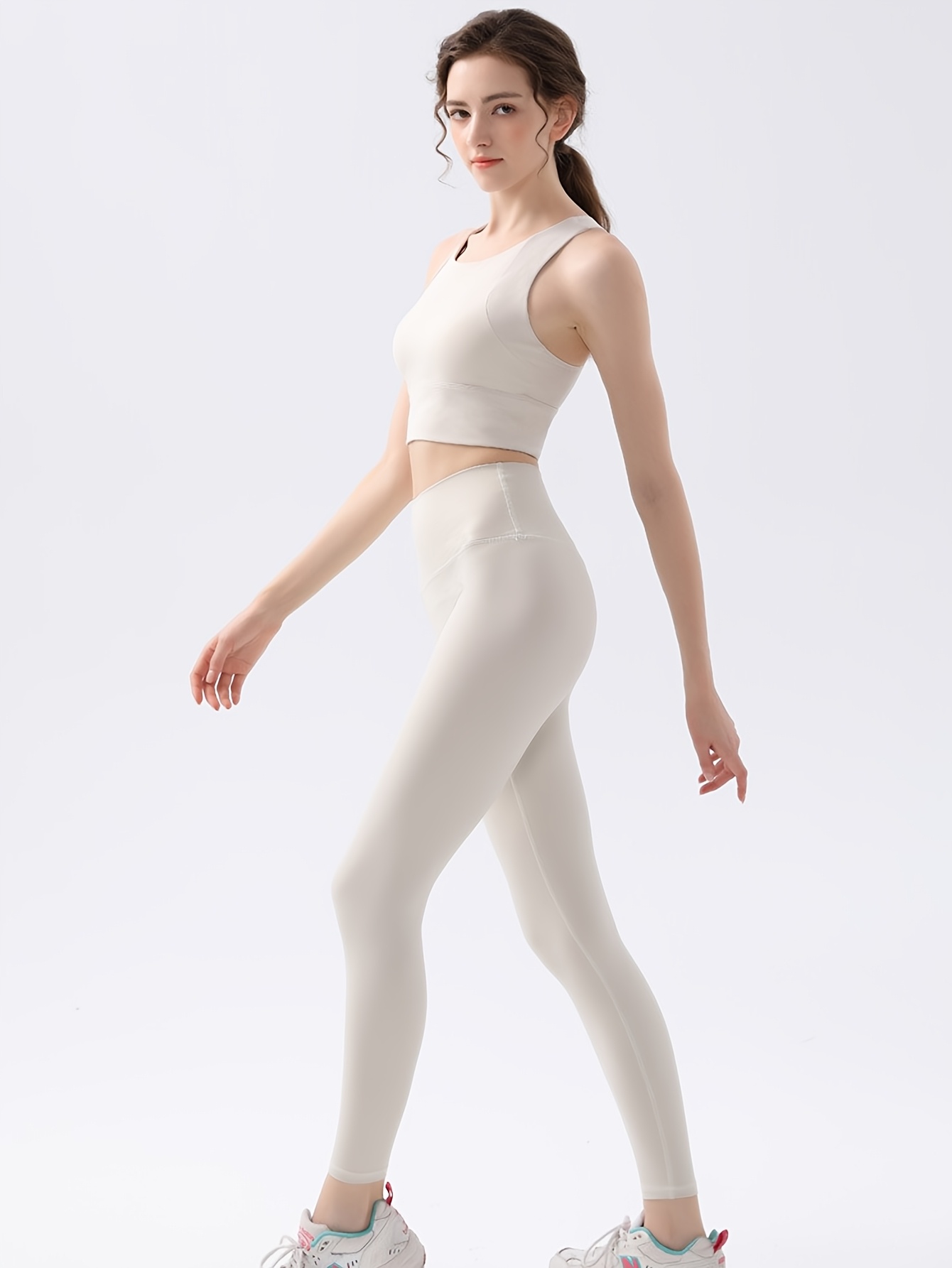 two pack summer new yoga wear   vest shockproof outer wear backless   sportswear fitness set details 1
